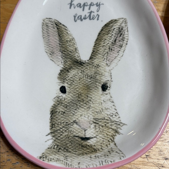 Rae Dunn Artisan Collection Ceramic  Plates set of 2 - Picture 2 of 8